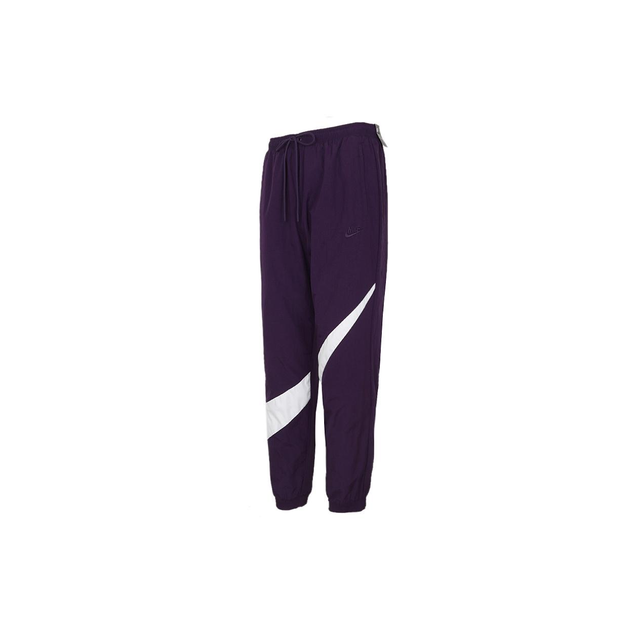 Nike MENS Sportswear Logo Print Tat Ankle Banded Sports Pants Purple Men s AR9895-525 L