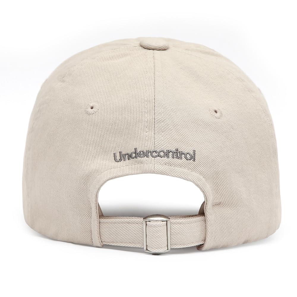 Classic Washed Cotton 4 Season Unisex Adjustable Size Daily One Size Basic Ball Cap UV Sun Production Hat Korea [UNDERCONTROL] (Beige)