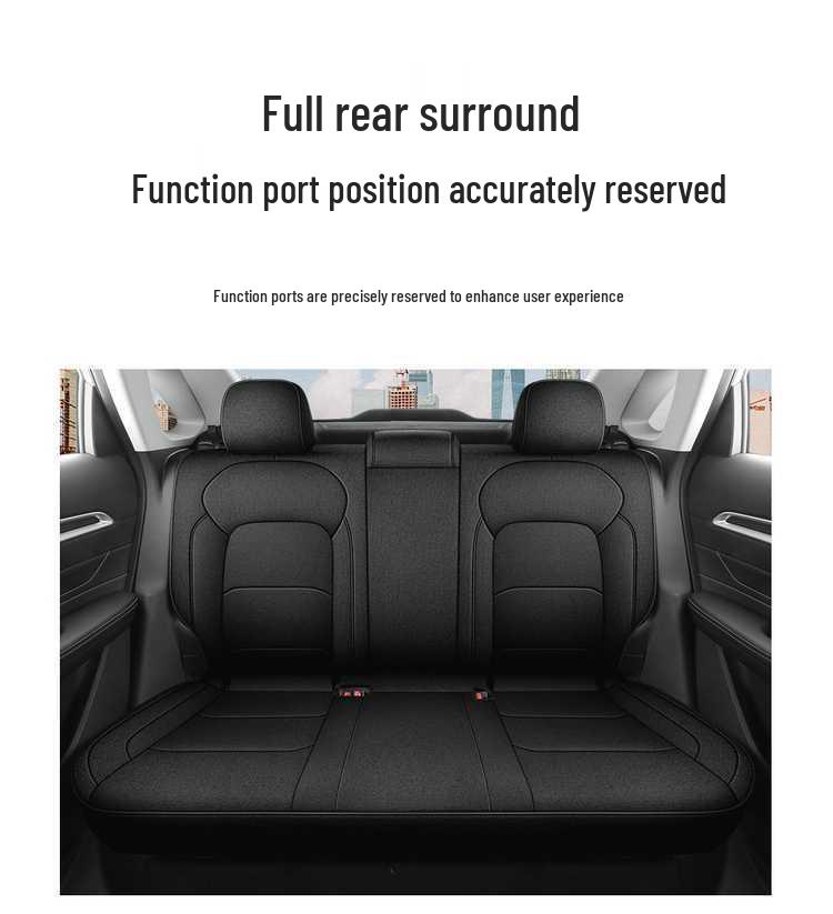 2625 Fourth Gen Linen Car Seat Cover - Limited Edition, Full Coverage, All-Season Cushion