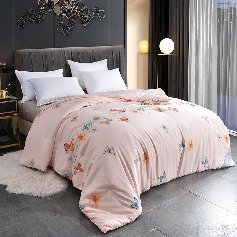 

Deze Romantic Floral Silk Blend Comforter