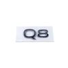 New Metal Car Trunk Emblem Rear Badge for new Q3 Q5 Q6 Q7 Q8 Letter Stickers Body Side Decal Refitting Decoration Accessories