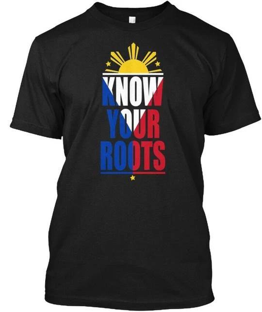 Pinoy Know Your Roots Philippines Filipino TTshirt Made in USA Size S to 5XL L