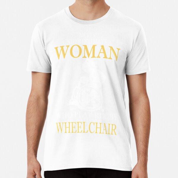 

WHEELCHAIR WOMAN LOVE RUGBY T-Shirt S-5XL Best T-Shirt L