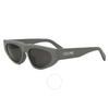 Celine Monochroms Smoke Geometric Ladies Sunglasses Cl40315u 93a 55