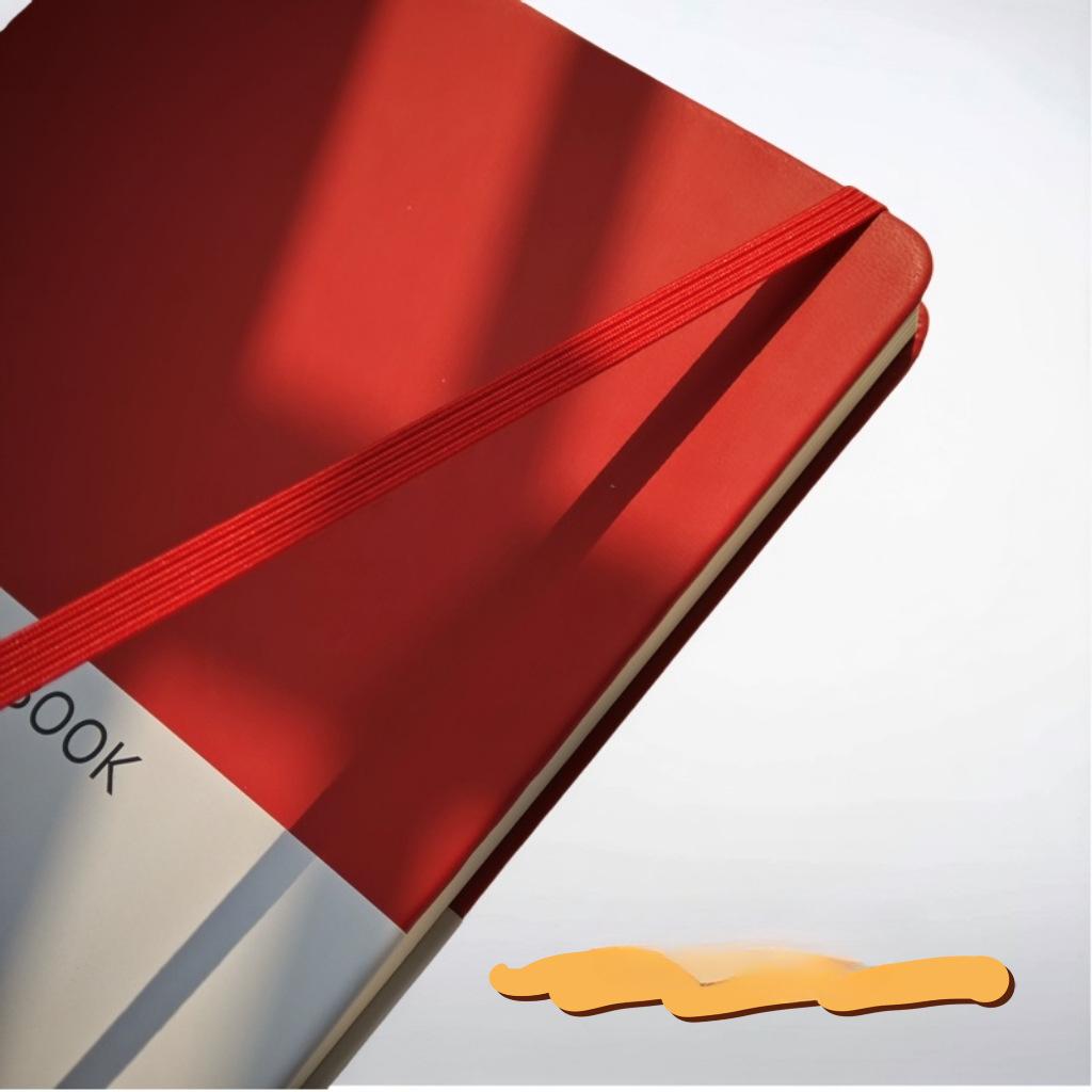 A5 Strap Notebook Thickened Imitation Leather Dot Matrix Book Hard Surface Handbook Cross-border Business Office Notepad