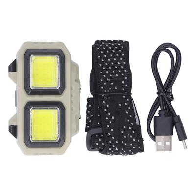 LED COB Stirnlampe Superhell USB Wiederaufladbar Leichtgewicht Stirnlampe mit Bewegungssensor