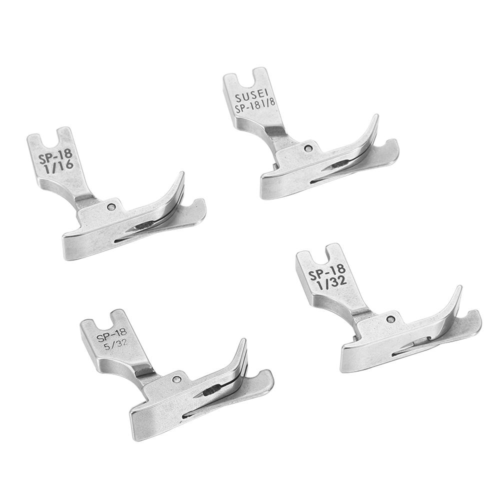 Metal Presser Foot SP-18 Industrial Sewing Machine Flat Car Moving Edge Single Needle Flat 1/4 1/8 3/8 1/16 3/16 5/16 1/32