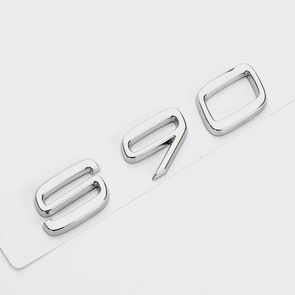 ABS Letter Car Rear Trunk Badge Sticker Decal for Vol-vo S40 S60 S90 S80 S80L Logo Decal Accessories