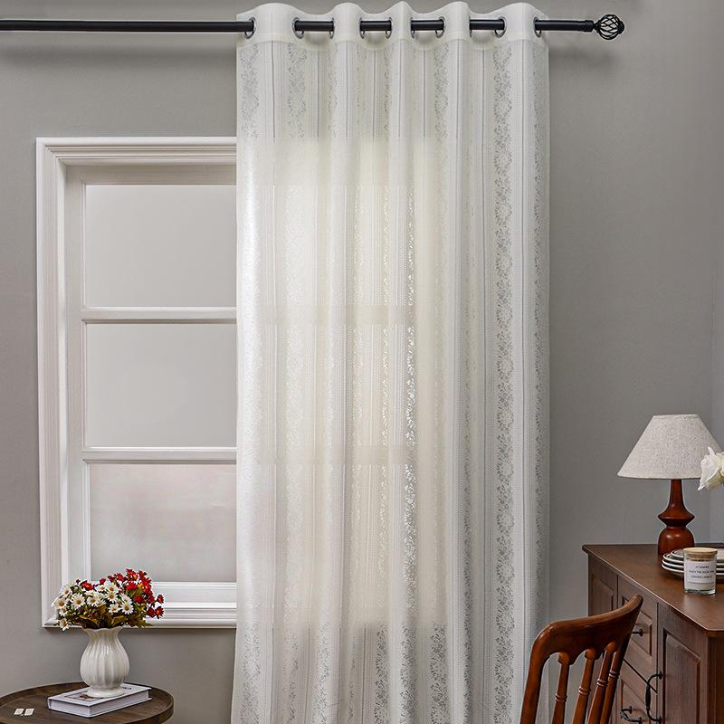 Lace Hollow Finished Curtains, Window Screens Are Simple, Small, Fresh And Translucent, Opaque, Bedroom, Living Room, Balcony, Screen Curtain