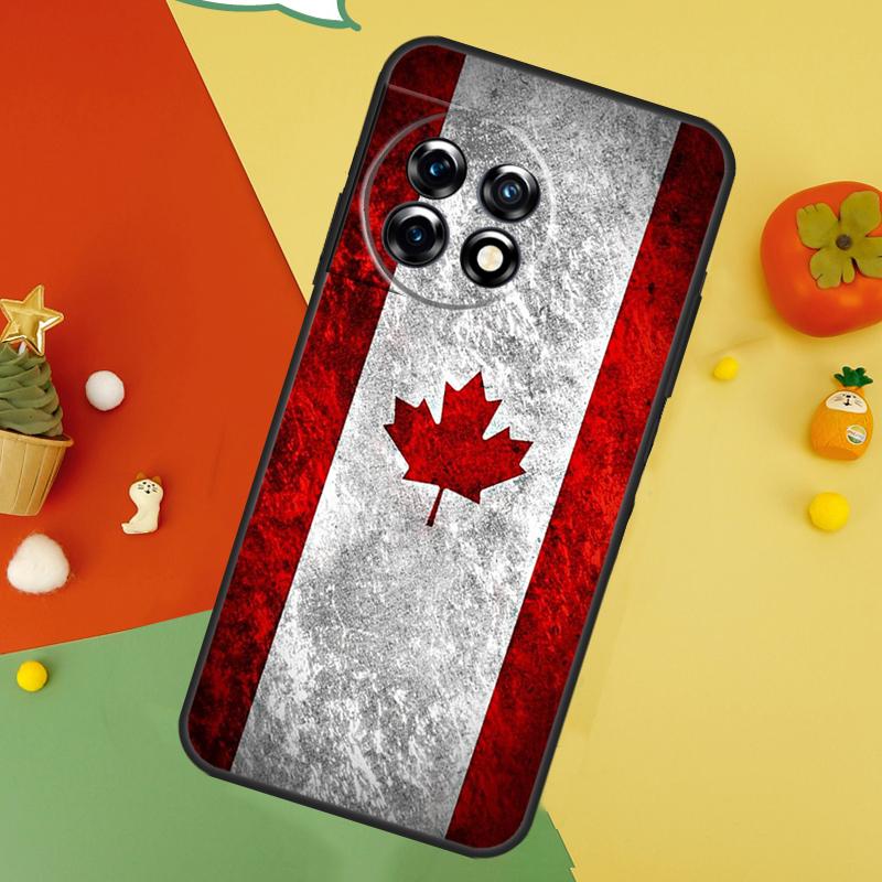 Canada Canadian Flag Case For OnePlus 9 10 Pro 11 12 13 15 13T 13R 12R 10T 8T Nord 5 CE 2 3 4 Lite N20 N30 Cover