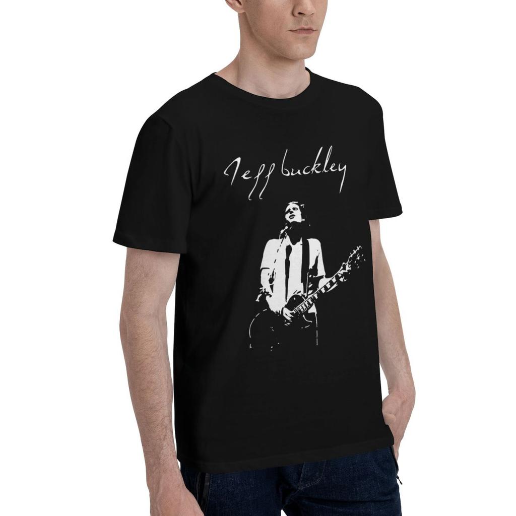 JEFF BUCKLEY Konzerttour Geschenk 1 100% Baumwolle Lässig Atmungsaktiv Bequem Kawaii Fußballtrikots 2025 T-Shirt Herren
