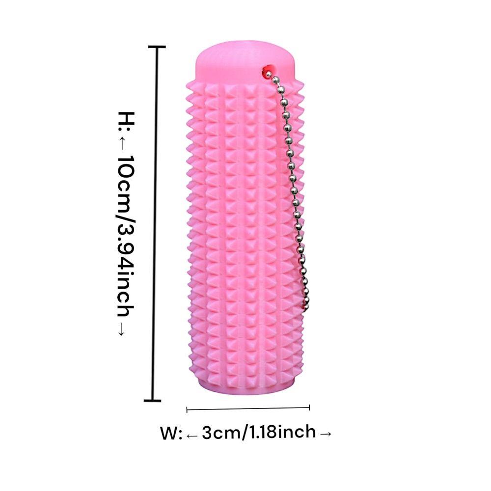 BPA-Free Tactile Sensory Keychain Portable Grippie Stim Keychain Spiky Grip Toy  Office Desk