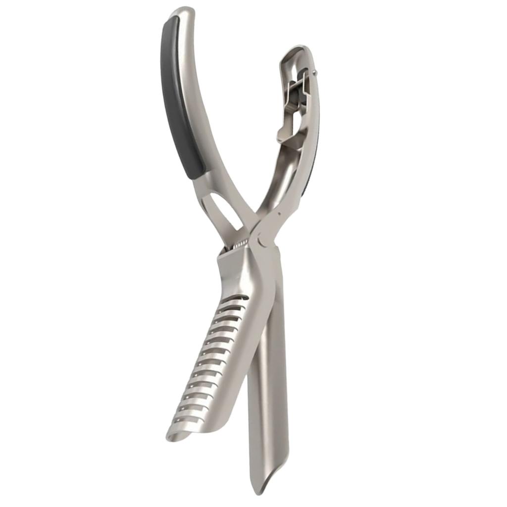 Professional BBQ Rib Skinner Kitchen Gadget Steel Construction For Perfect Rib Membrane Removal Ergonomic Clamp Tool