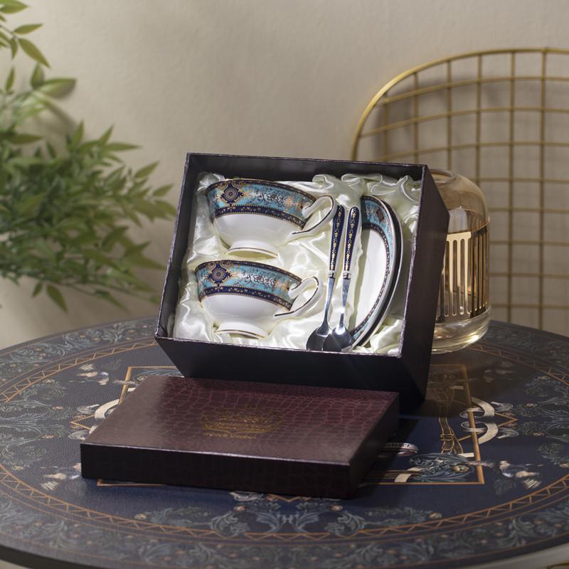 Bone China Coffee Cup And Saucer Set, Flower Teapot, Retro British Phnom Penh Afternoon Tea Cup, Black Tea Cup Gift Box.