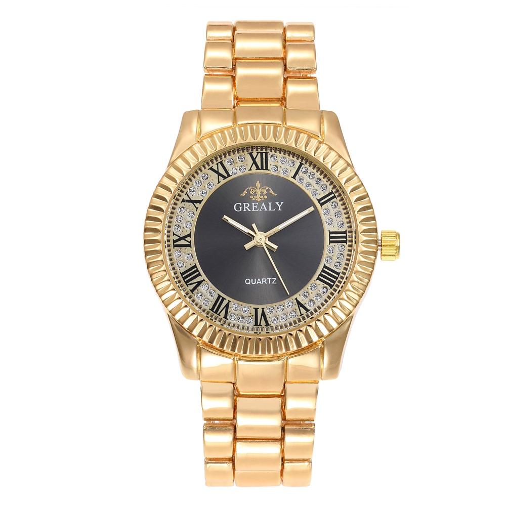 Yeni Moda Kadın Saatleri Paslanmaz Çelik Günlük Sevgililer Saati Erkek Bayan Saat Alaşım Kol Saati Roma Rakamlı Saat Relogio Feminino