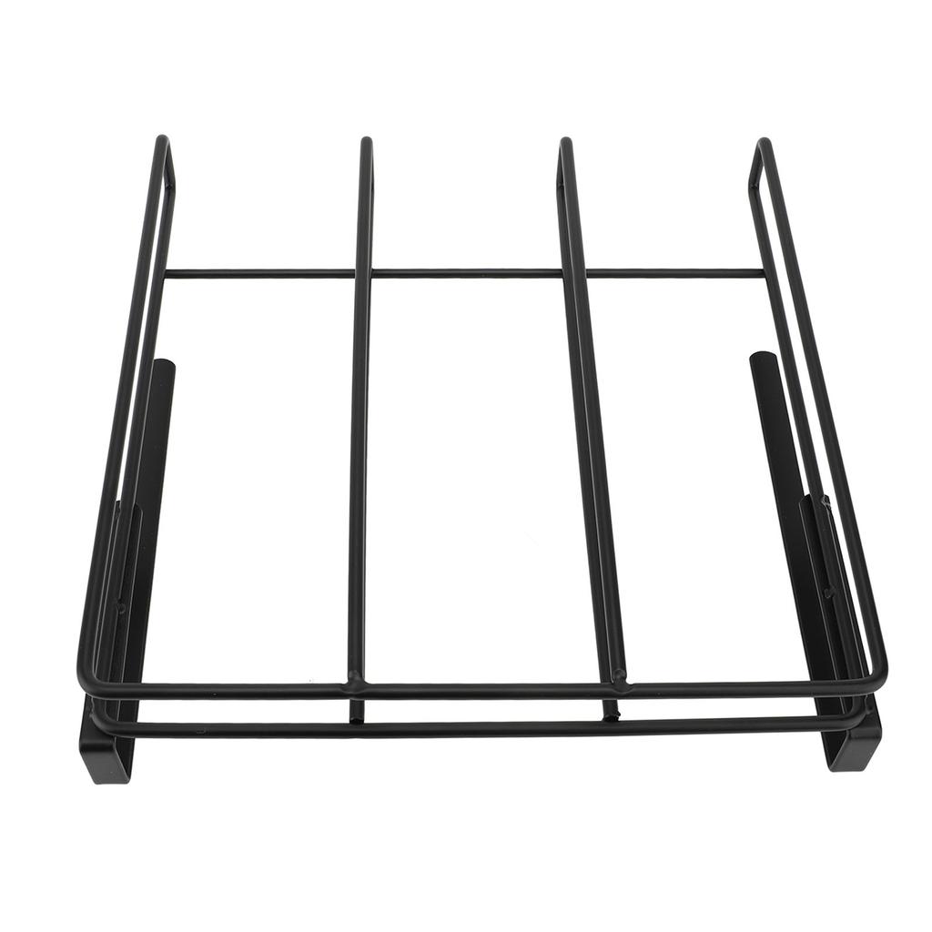 Under Cabinet Hanging Rack Carbon Steel Space Saving Under Cabinet Hanging Organizer for Kitchen Pot Lid Chopping Board