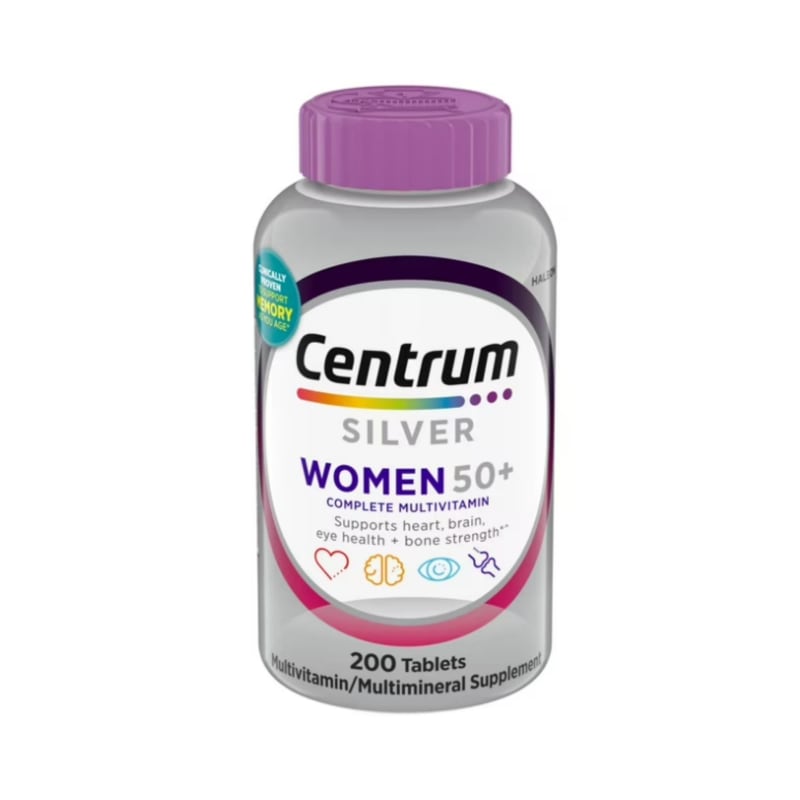 Centrum Silver Multivitamin for Women Over 50, 200 Tablets