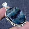 Fluorite Gemstone 925 Sterling Silver Jewelry Pendant 2.21"