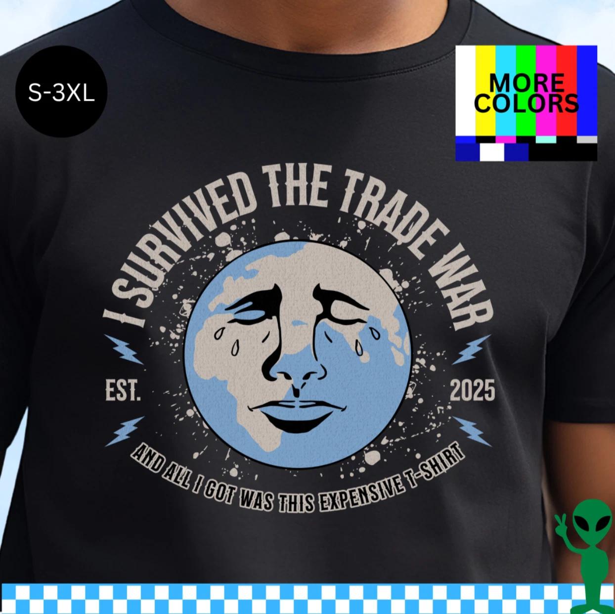 I Survived the Trade War Shirt S-3XL Unisex Short-Sleeve M