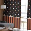 Halloween Stripes Polka Dot Pattern Tulle Curtains For Living Room Modern   Yarn Window Drapes Sheer Curtains for Bedroom