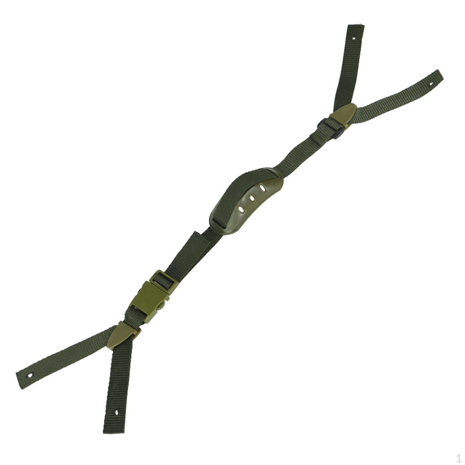 

Підборідний ремінь каски з пряжкою. Міцний, зручний, простий у встановленні аксесуар, знімні кальмари