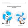 6-12 Inch Oscillating Car Fan with Clip, 12V/24V for Trucks and Cars