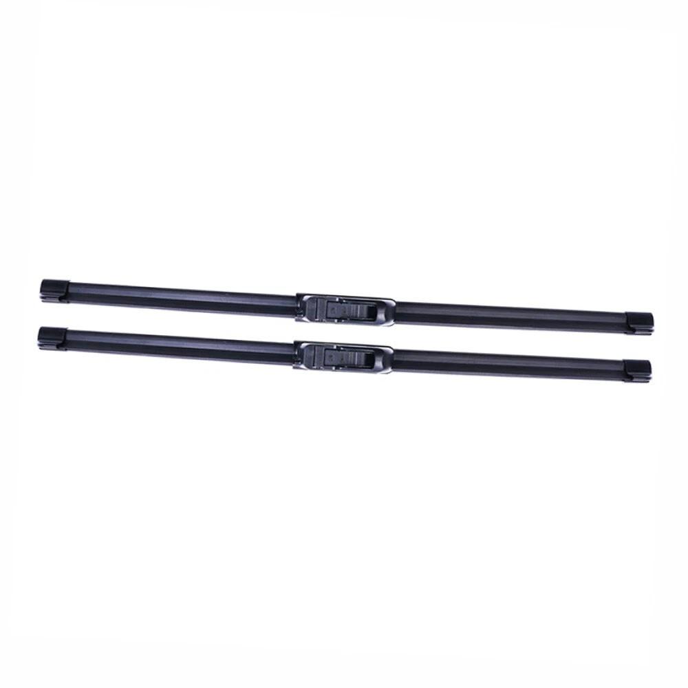 20"- 22" U Hook Black Durable Front Windshield Wiper Blade All-Season Pack of 2
