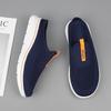 Fashion Big Size 48 Summer Men Women Half Shoes Slippers Slip On Casual Shoes Mesh Breathable Soft Comfortable Zapatillas Hombre Male