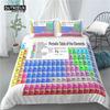 Home Living Luxury 3D Chemistry Element Table Print Comfortable Duvet Cover PillowCase Bedding Sets Queen King EU/US/AU Size