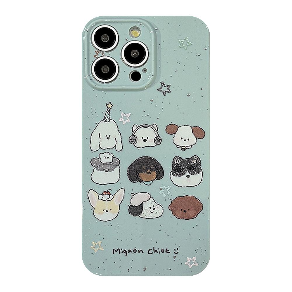 Animal Dessert Party Iphone14 Mobile Phone Case Apple 13promax Niche Cute 16 Silicone 12 Suitable for 15