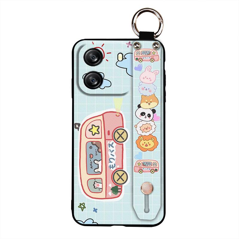 Anti-knock Anti-dust Phone Case For Blackview Wave 6C Shockproof Silicone Durable Ring Waterproof Wrist Strap Kickstand