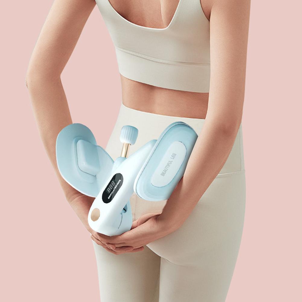 LED Pelvic Floor Muscle Trainer Adjustable Kegel Exerciser USB-C Rechargeable Inner Thigh Exerciser Convenient Fitness Equipment