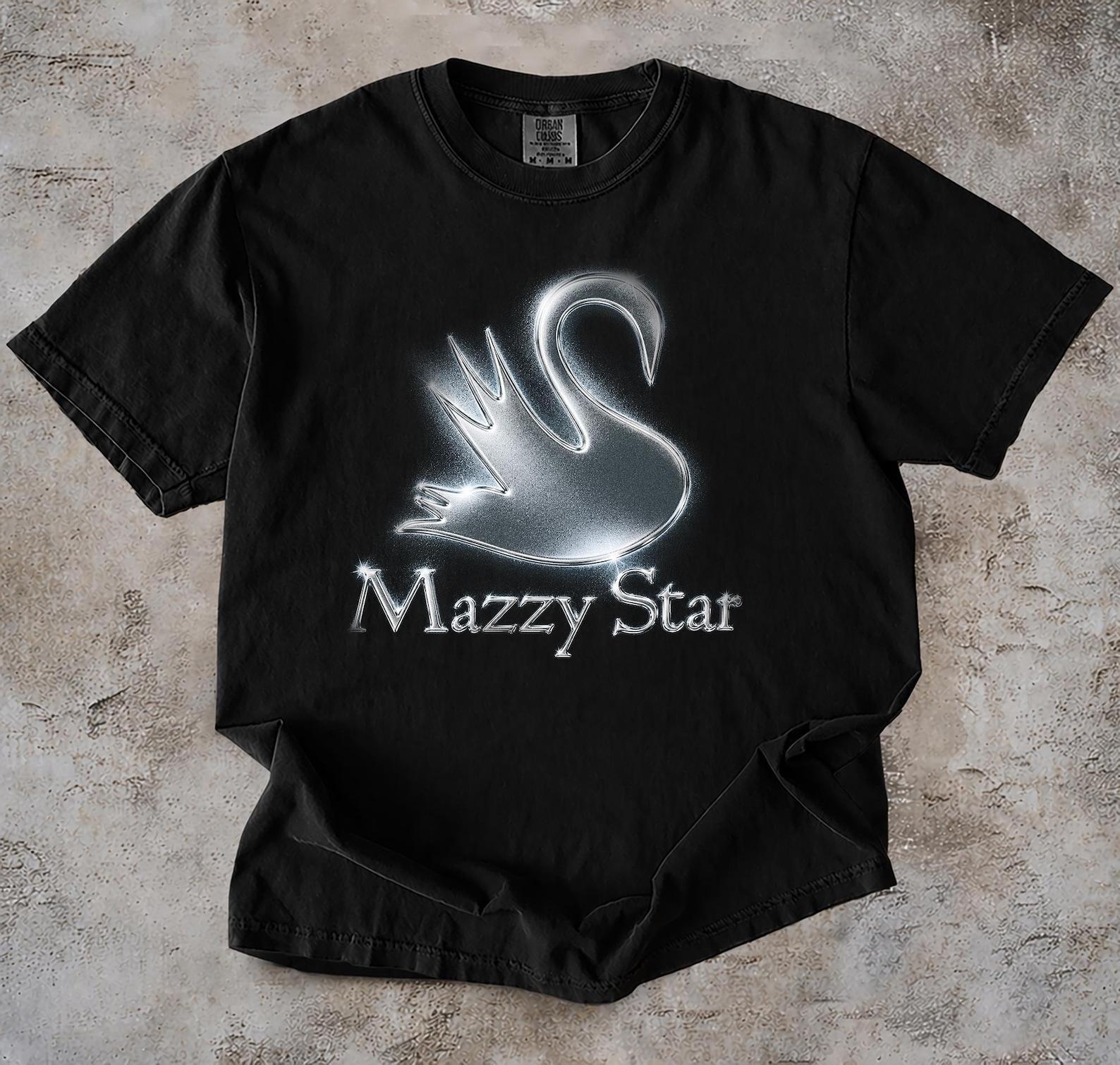 Mazzy Star Among My Swan Album T-Shirt, 90s Indie Rock Concert Tee S