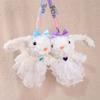 Gauze Skirt Lop Ear Rabbit Pendant Cute Bunny Doll Plush Toy Bag Pendant Girl Gift Keychain