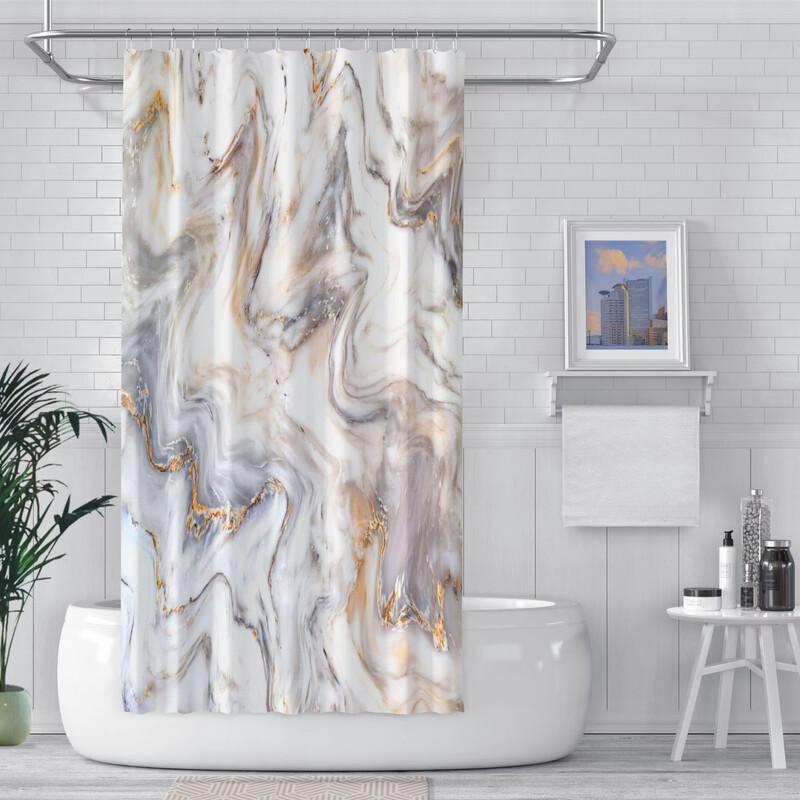 

LISM Creative Digital Print Polyester Shower Curtain
