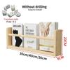 Mensole a Muro Galleggianti in Legno Scaffali per Libri da Nursery Scaffale per Libri per Bambini per Decorazione Soggiorno Camera da Letto Scaffale porta Spezie da Cucina Scaffale portaoggetti da Bagno