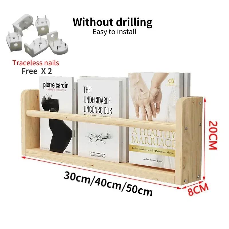 Mensole a Muro Galleggianti in Legno Scaffali per Libri da Nursery Scaffale per Libri per Bambini per Decorazione Soggiorno Camera da Letto Scaffale porta Spezie da Cucina Scaffale portaoggetti da Bagno
