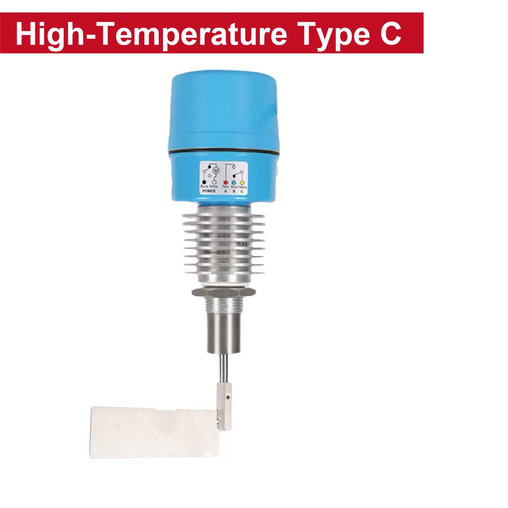 SR80 Rotary Paddle Level Switch Bin Hopper Silo Sensor for Powder Granule Bulk Solid High Temp Screw Mount Indicator