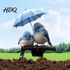 Waterproof Garden Stakes Blue Birds Stake Couple with Umbrella Yard Art Gifts for Bird Lovers Outdoor Ornament Lawn Flower Bed Decor Decoration