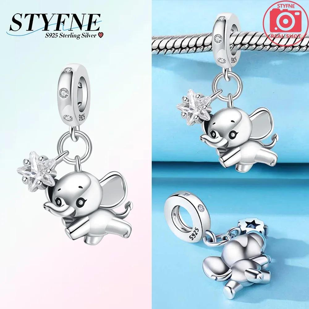 Animal Series Copper Elephant Charm Fit Diy Bracelet Necklace Interesting Zoo Souvenirs Diy Gift Jewelry Making