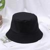 Fashion Cotton Bucket Hats Summer Foldable Sunscreen Hat Solid Hip Hop Wide Brim Beach UV Protection Fisherman Hat