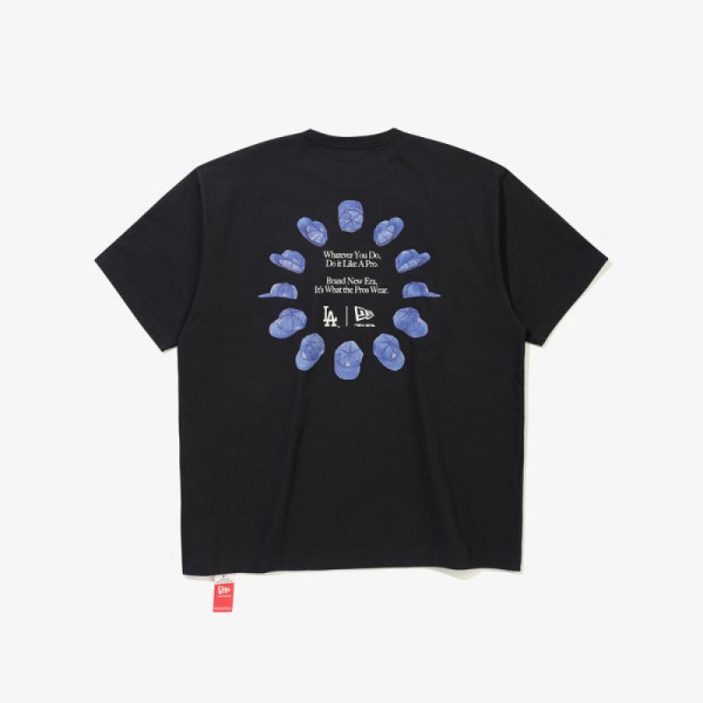 New Era La Dodgers 59fifTy Circle T shirT bLack