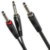 Kabel Audio Jack 6.3Mm Stereo / 2 X Jack 6.3Mm Mono 6M Roxtone Sayc100L6