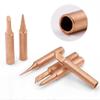 5/6/7pcs Copper Soldering Iron Tips Set Thermal Soldering Tips Upgrades for Lead Frees Welding & BGA Soldering Tool