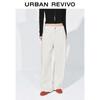 UR 2026 Women's Rolled Hem Curved Leg Casual Trousers