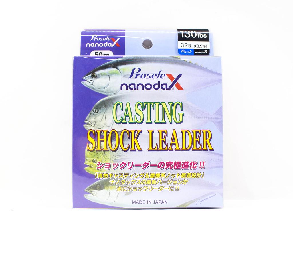 Sanyo Prosele Nanodax Nylon Shock Leader 50M 130lb (0083)