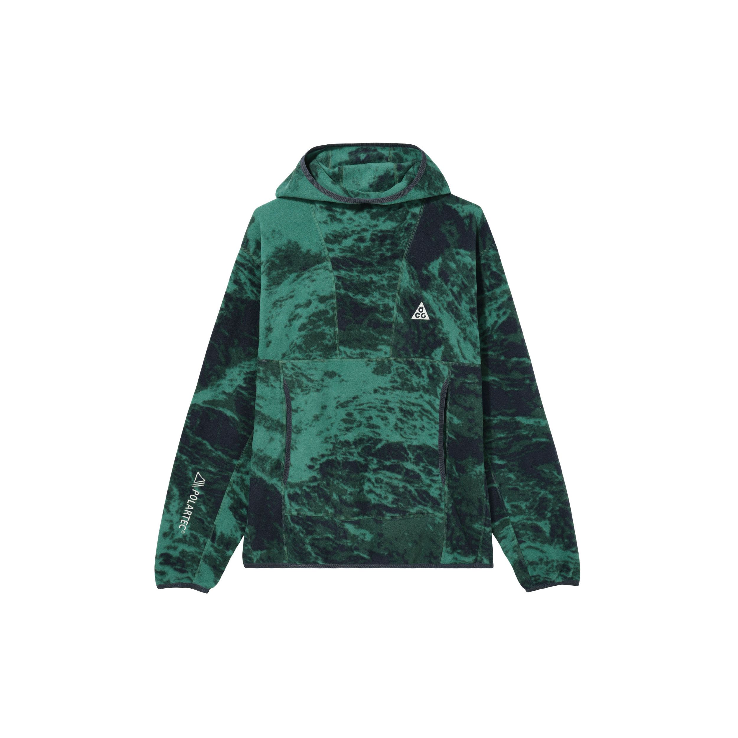 

Толстовка с капюшоном Nike ACG Wolf Tree Graphic с длинным рукавом, мужская, прибрежно-синяя, FN2454-361