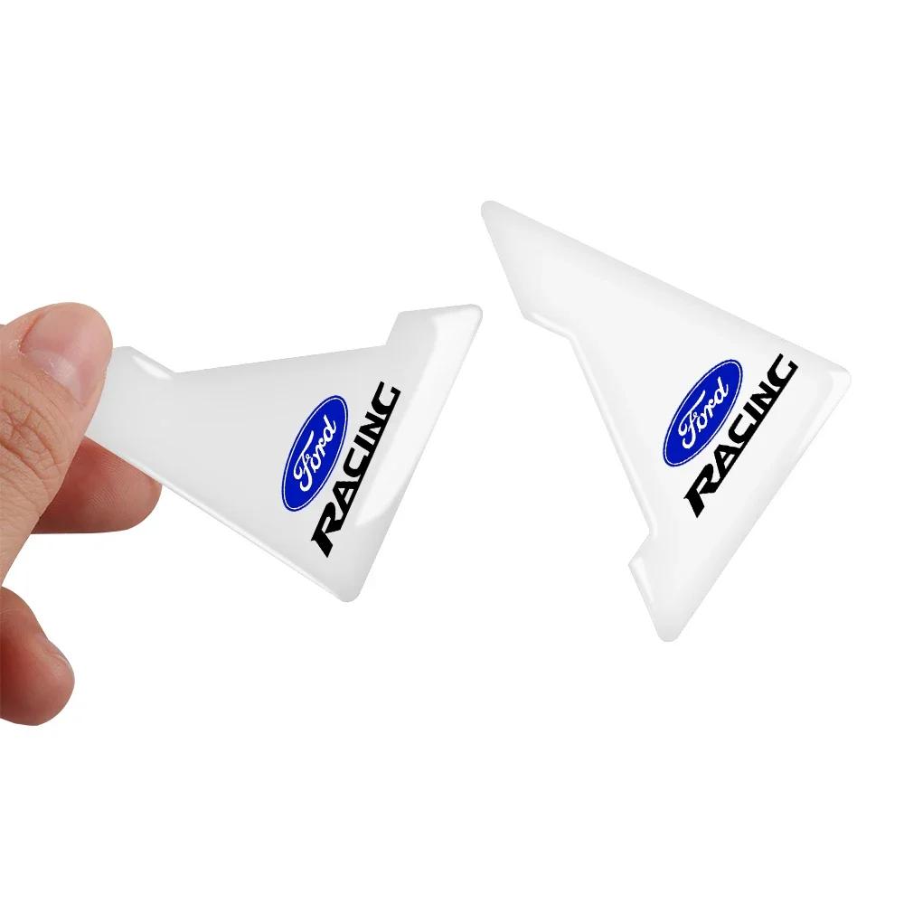 Car Sticker Hot For Ford New 2Pcs Transparent Car Door Corner Covers Anti Collision Protection Stickers For Ford Ranger Focus Ku