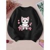 European Sizes New Kids' Round Neck Sweatshirt Casual Trendy Fashion Printed Top