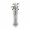 2" OD64mmTri-clamp Distiller Cooling Coil With 2" Sight Glass Diopter,Dephlegmator Device, Reflux,Condenser,Sanitary Steel 304